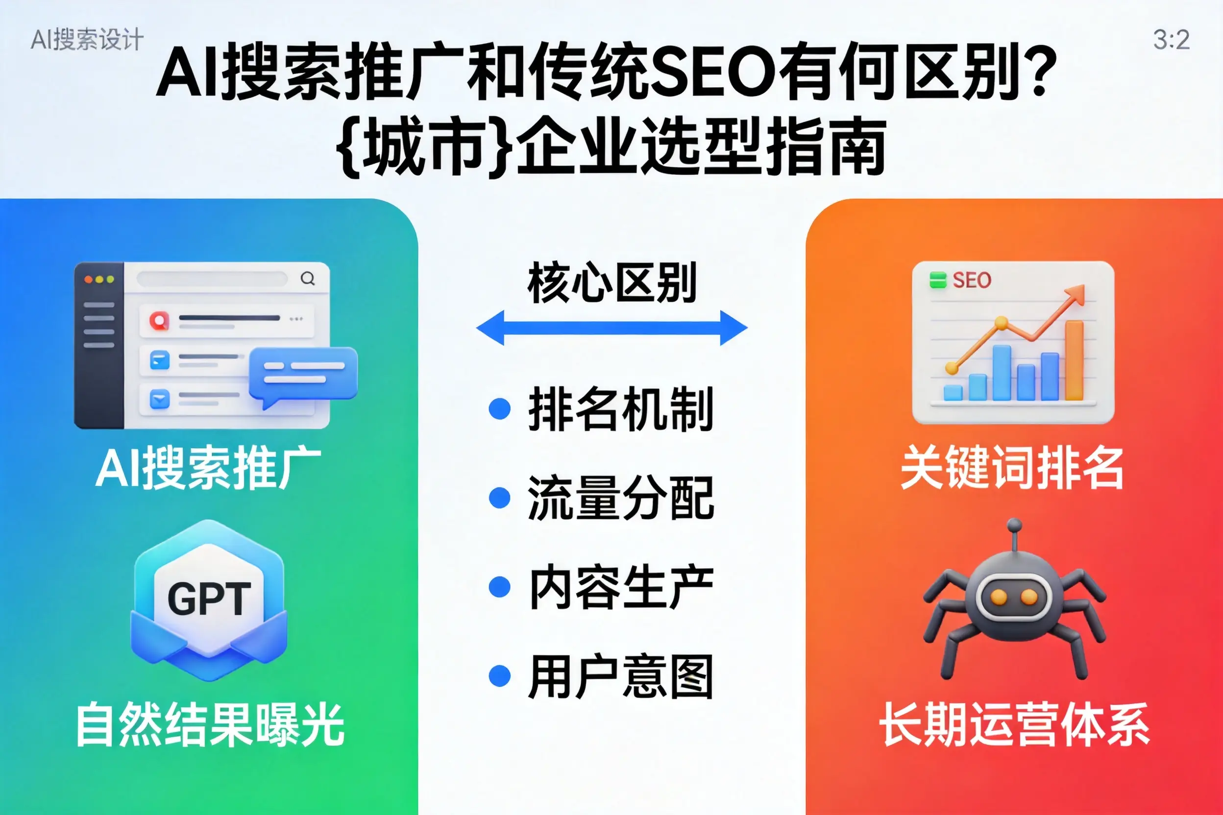 AI搜索推广和传统SEO有何区别？日喀则企业选型指南