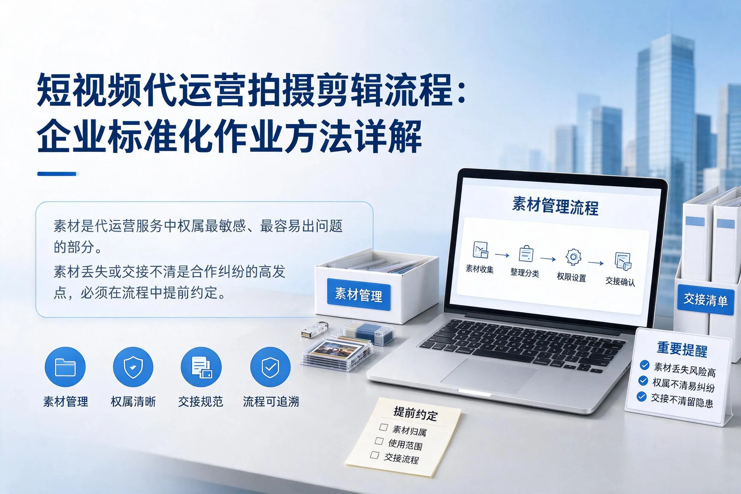 短视频代运营拍摄剪辑流程:日喀则企业标准化作业方法详解