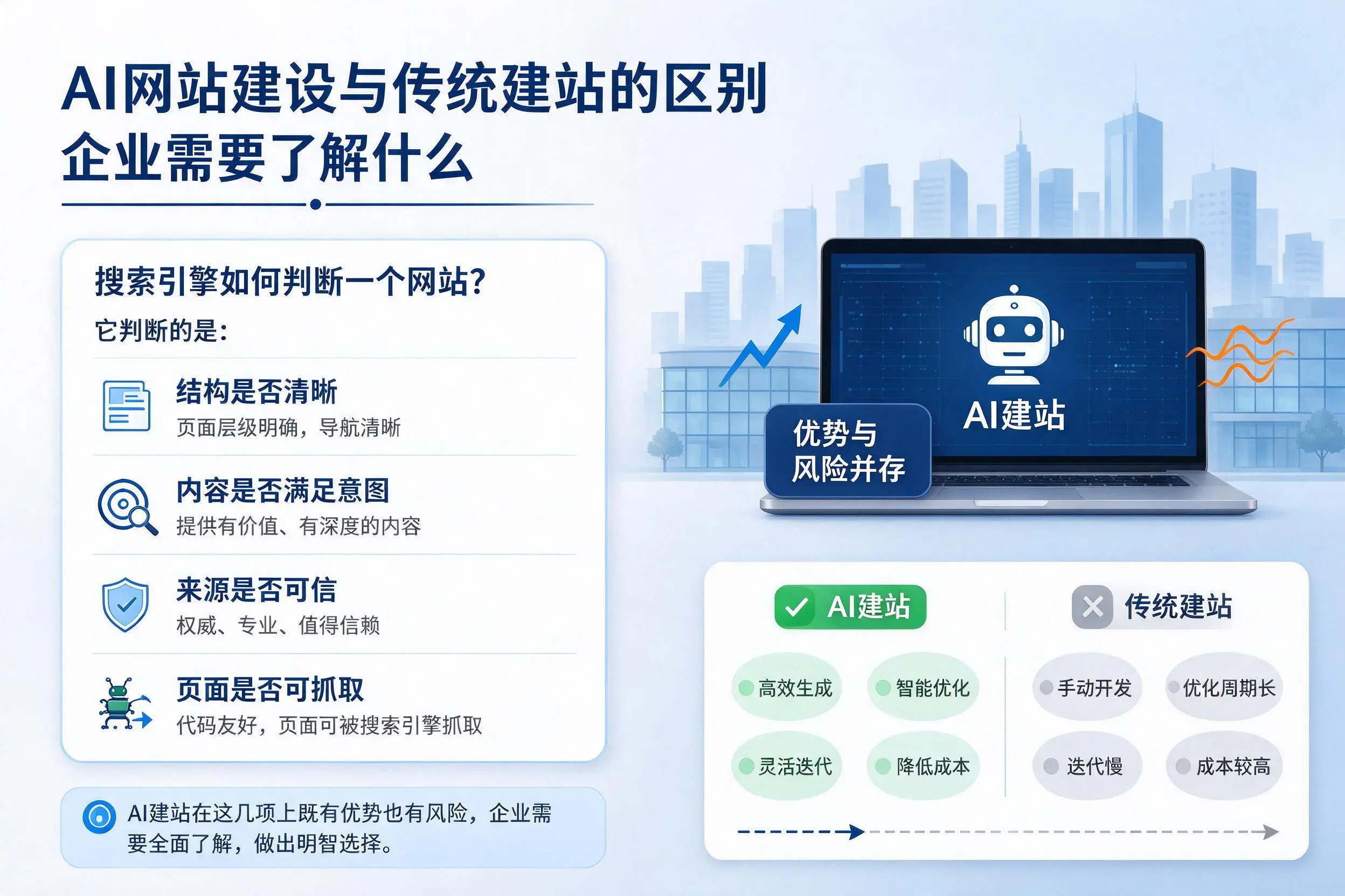 AI网站建设与传统建站的区别,日喀则企业需要了解什么