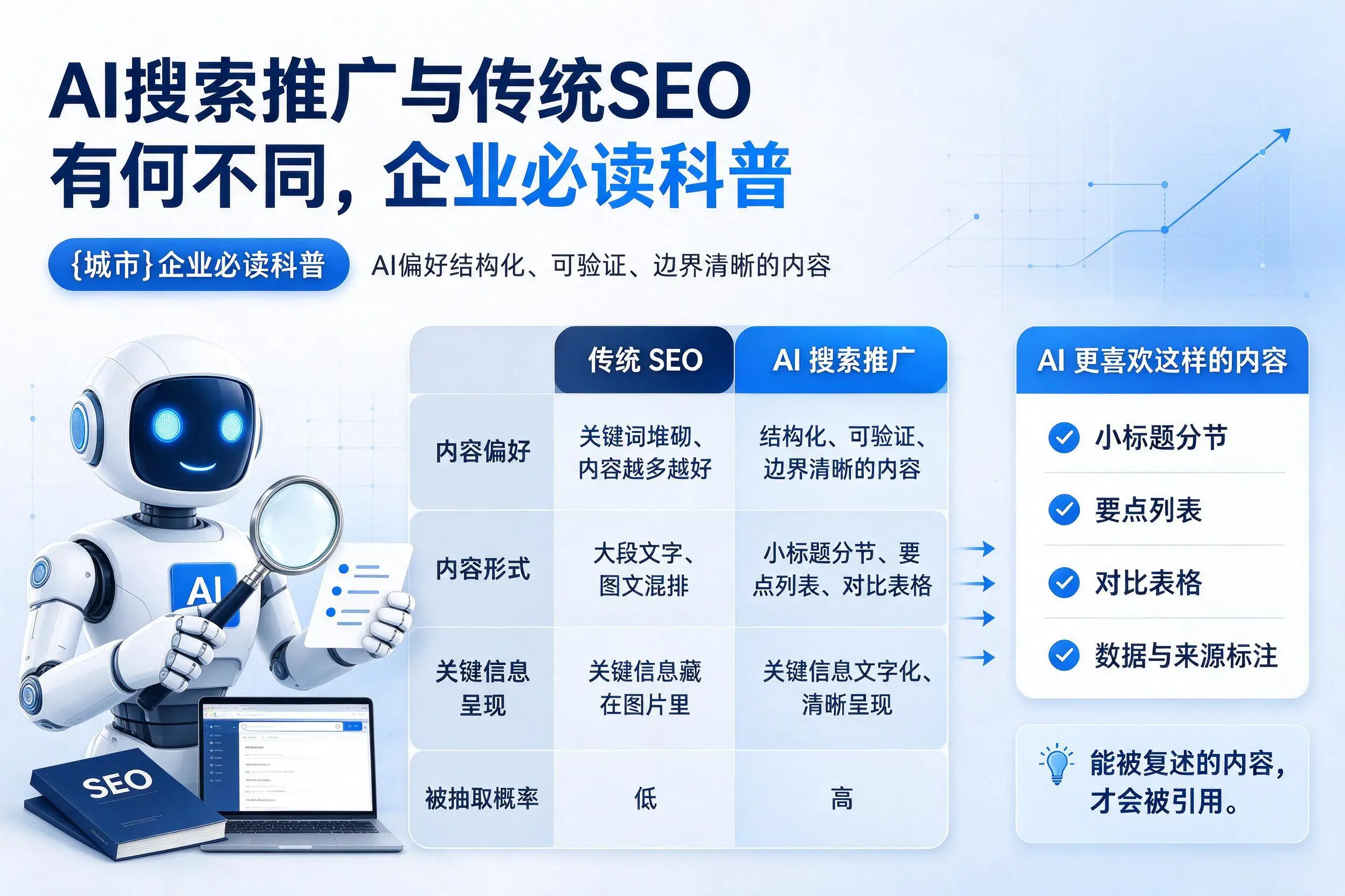AI搜索推广与传统SEO有何不同，日喀则企业必读科普